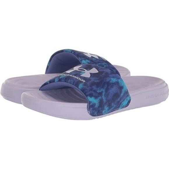 Under Armour Other - Under Armour Ansa Graphic Kids' Slides Size 13 Kids